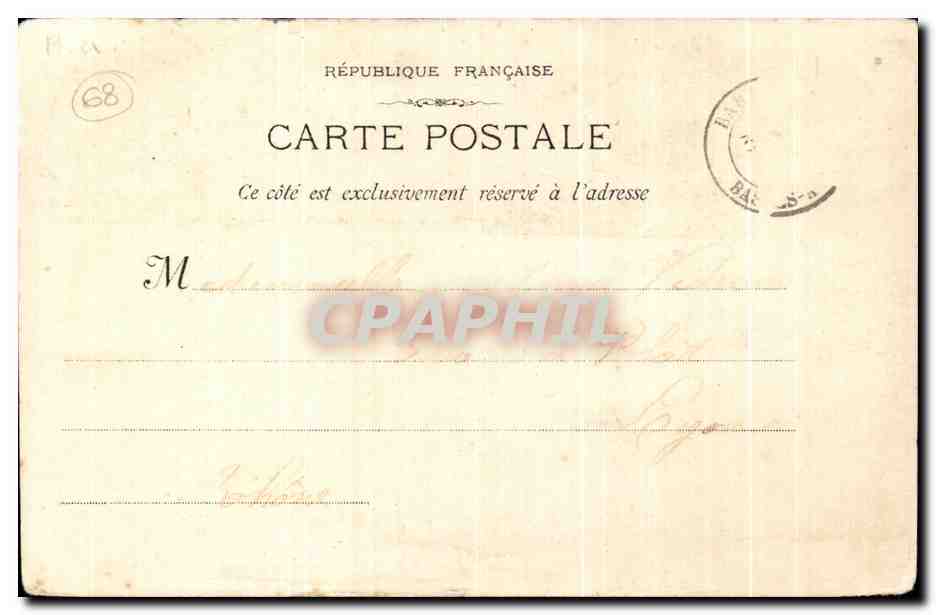 Colmars les Alpes — La cascade — Phototypie R. Lacour, Marseille, n°8 — Reverso