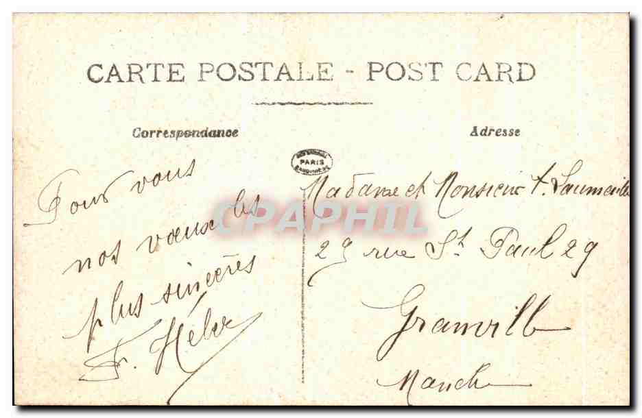 CPA Fantaisie Heureuse annee — Rückseite