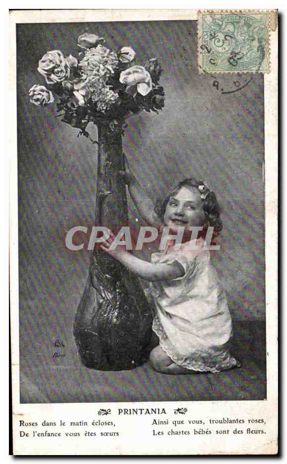 CPA Fantaisie Enfant Printania