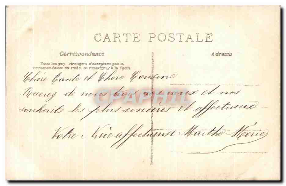 CPA Fantaisie Enfant — Rückseite