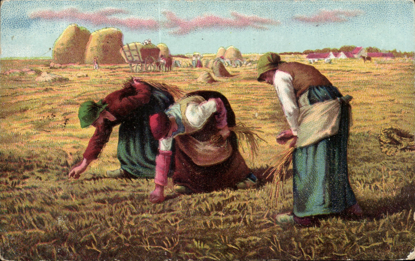 CPA Les glaneuses