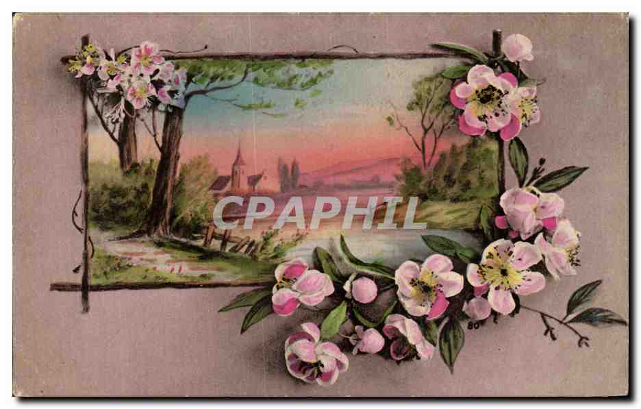 CPA Fantaisie Fleurs 