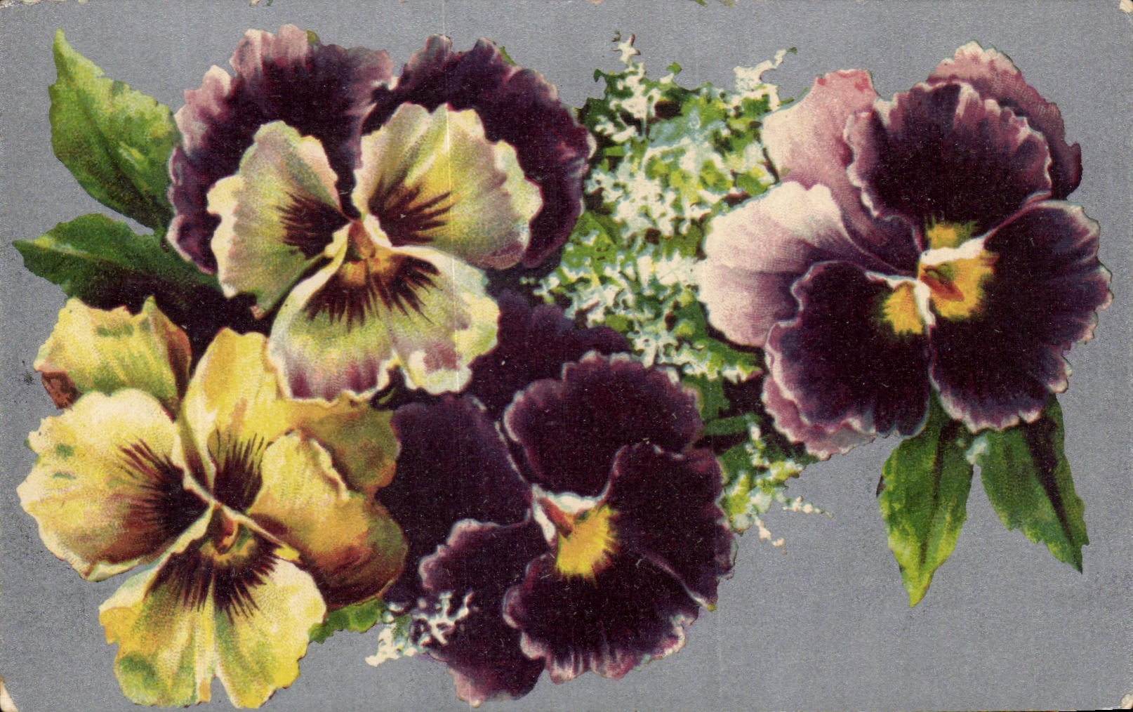 CPA Fantaisie Fleurs 