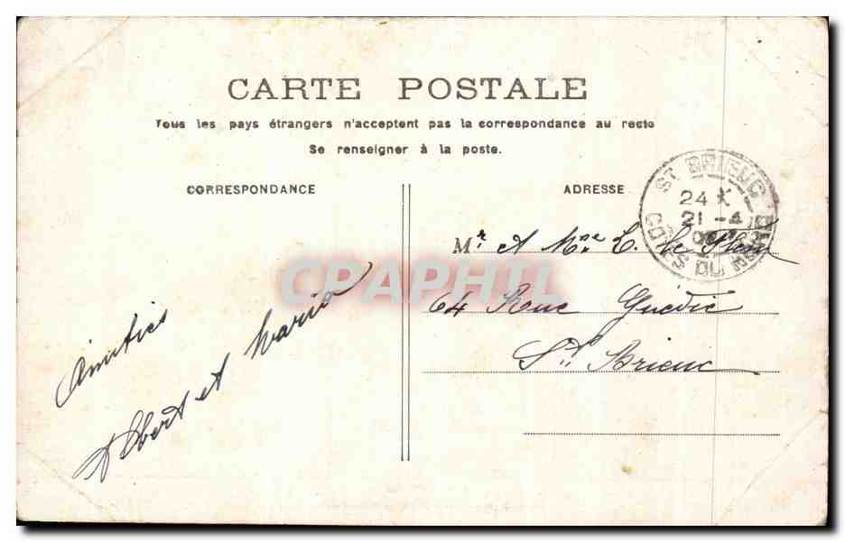 Je t'appelle ma petite bourgeoise — Ma chère et jolie Tonkinoise — série 3, éditeur non visible — Rückseite