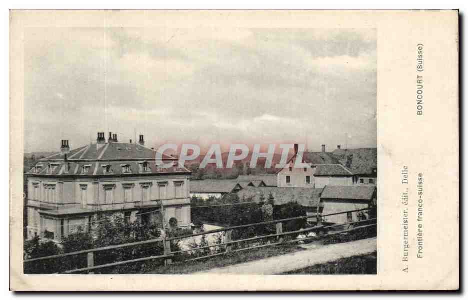 CPA Boncourt Frontiere franco suisse