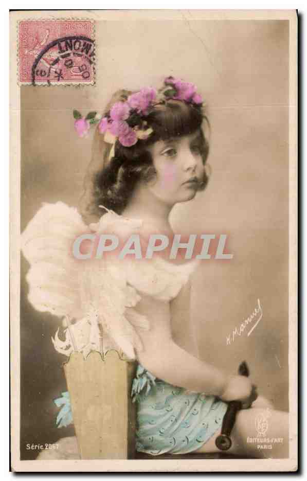 CPA Fantaisie Enfant Ange