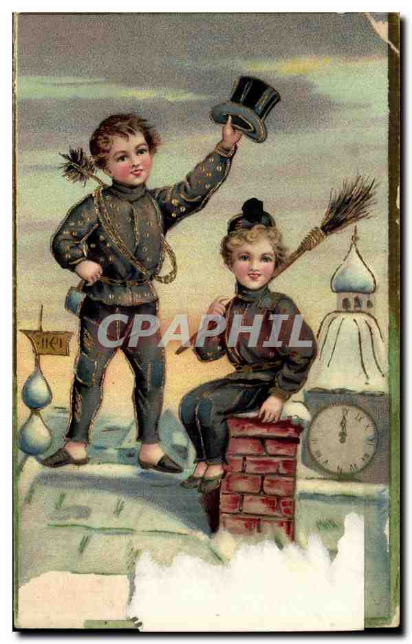 CPA Fantaisie Enfants Ramoneur