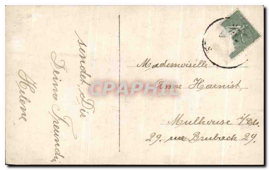 CPA Fantaisie Enfant — Back