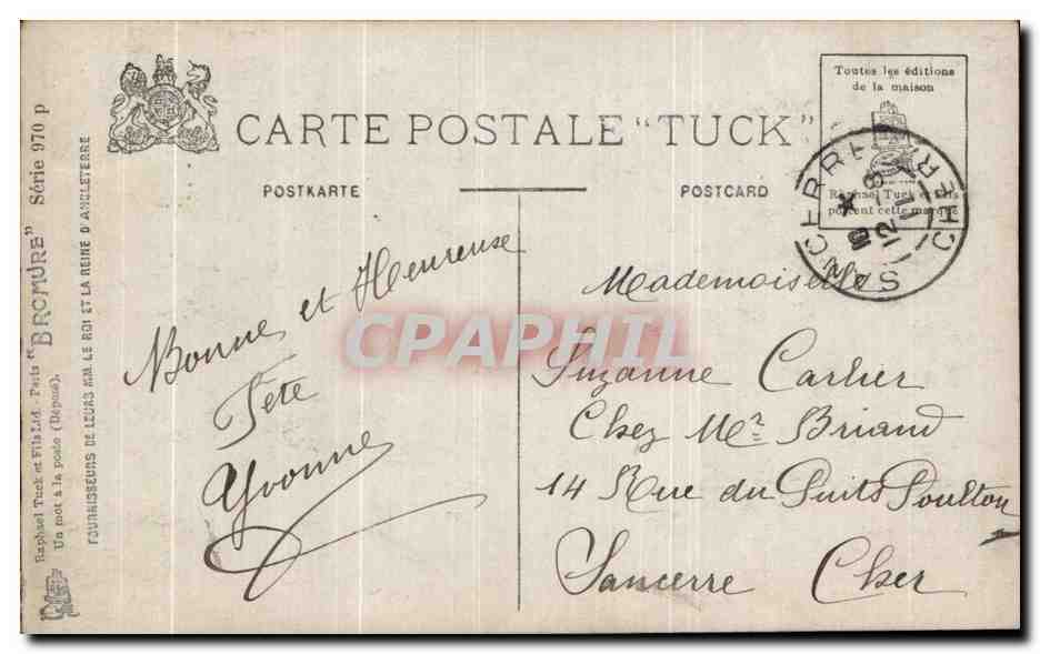 CPA Fantaisie Enfant — Rückseite