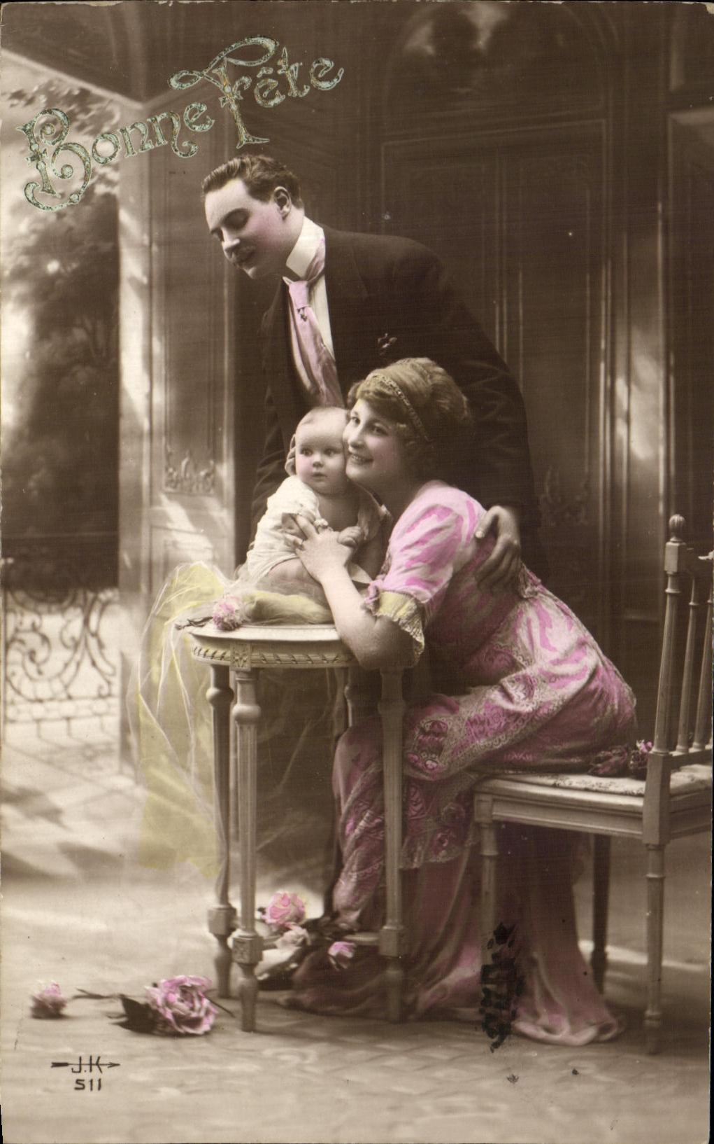 CPA Fantaisie Femme et bebe