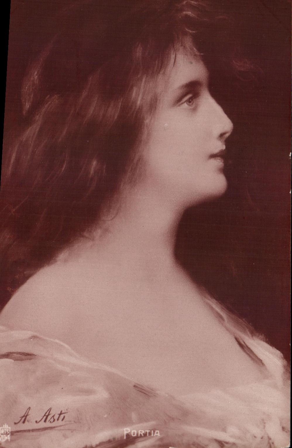 CPA Fantaisie Femme 