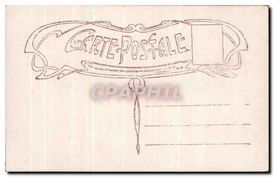 CPA Fantaisie Enfant Poisson  — Rückseite