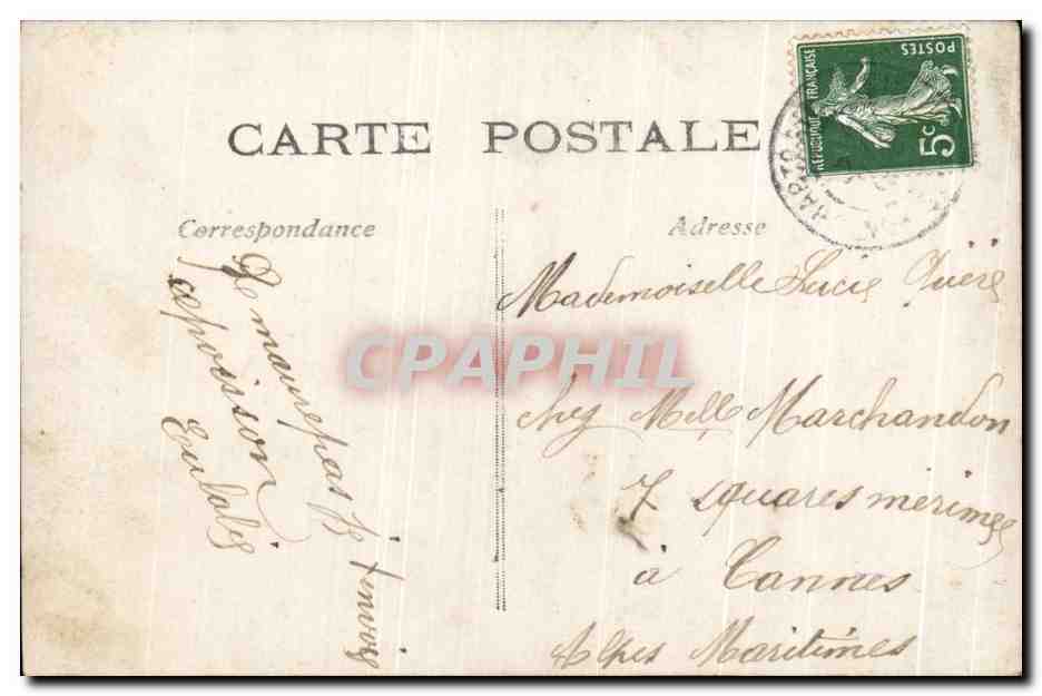 CPA Fantaisie Enfants 1er avril poissons  — Rückseite