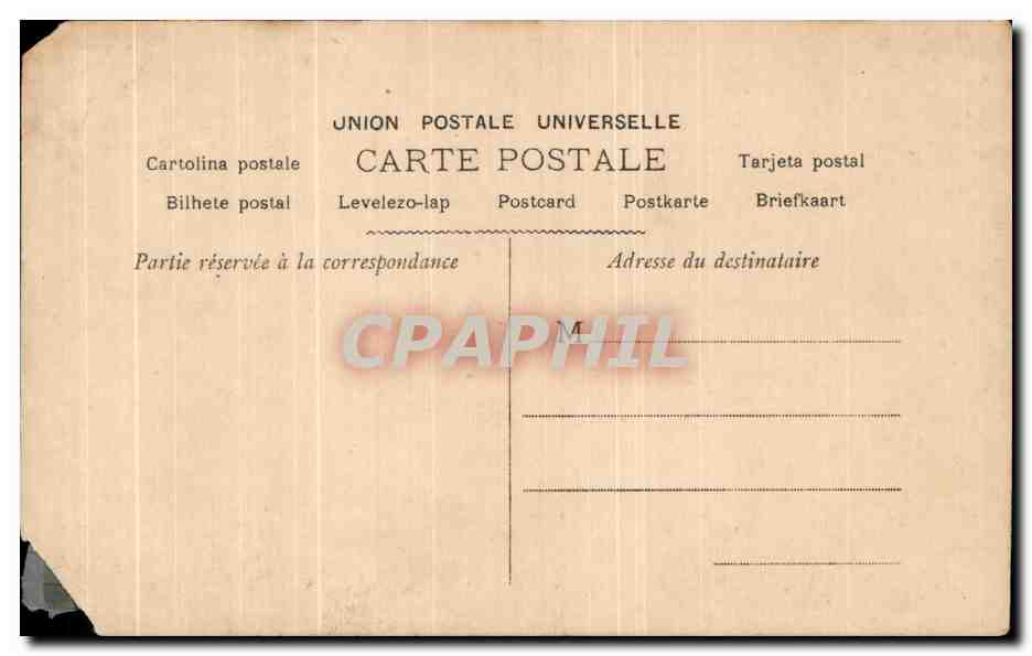 CPA Fantaisie Femme — Rückseite