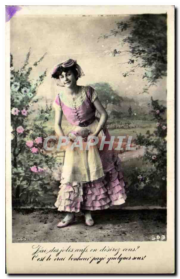 CPA Fantaisie Femme 