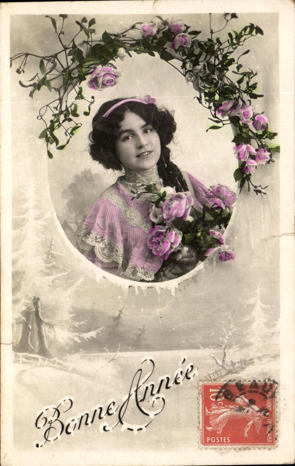 CPA Fantaisie Femme 