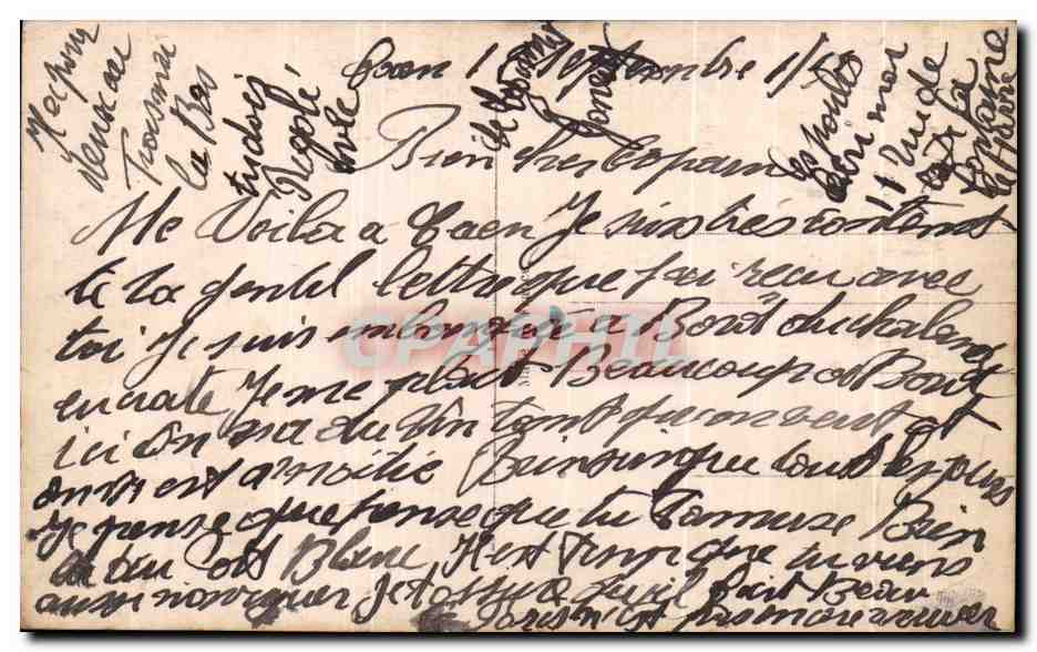 CPA Fantaisie Femme  — Verso