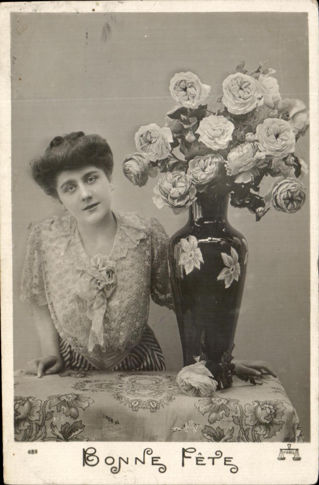 CPA Fantaisie Femme 