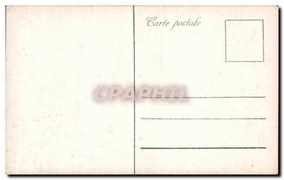 CPA Fantaisie Femme  — Rückseite