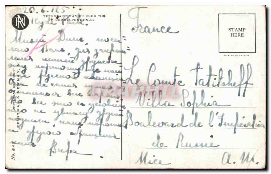 CPA Fantaisie Femmes  — Verso