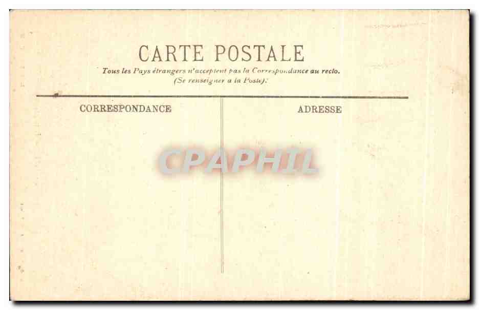 CPA Fantaisie Corot Paysage Musee de Reims  — Verso