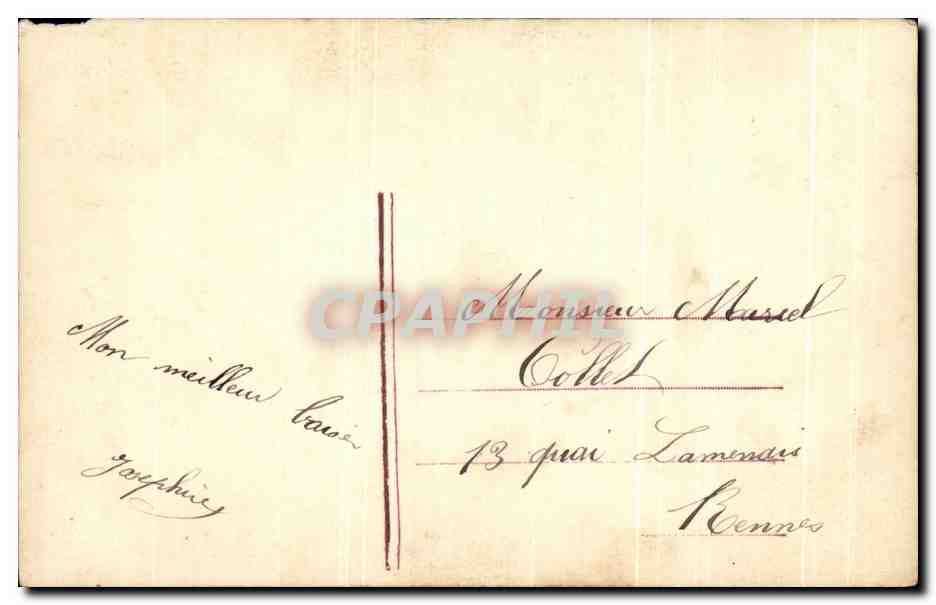 CPA Fantaisie Femme  — Verso