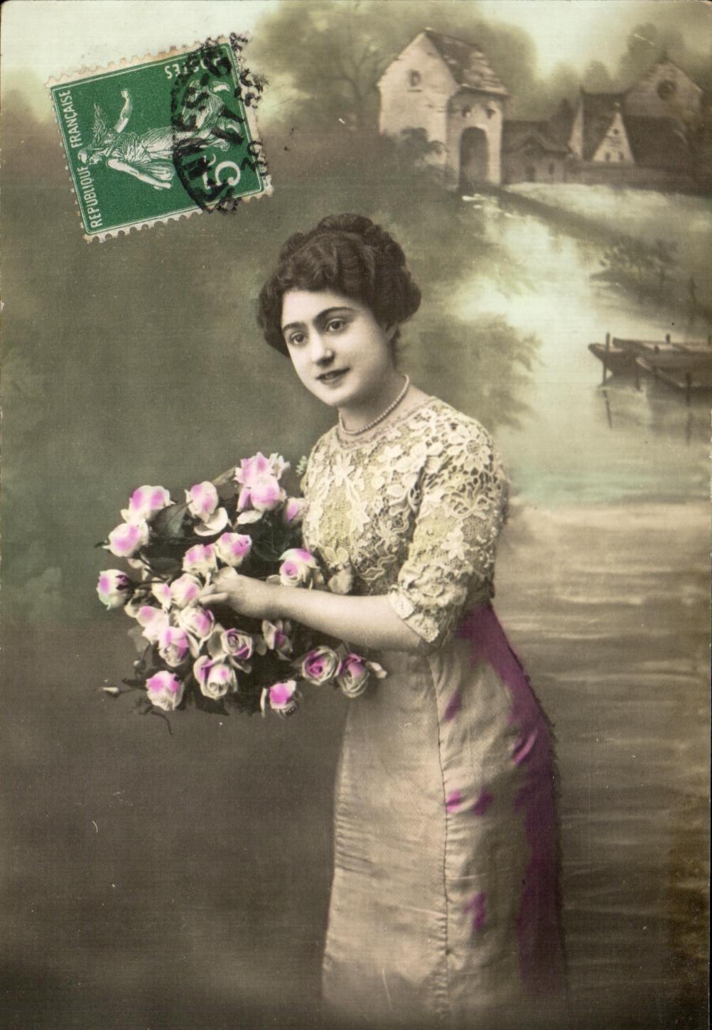 CPA Fantaisie Femme 