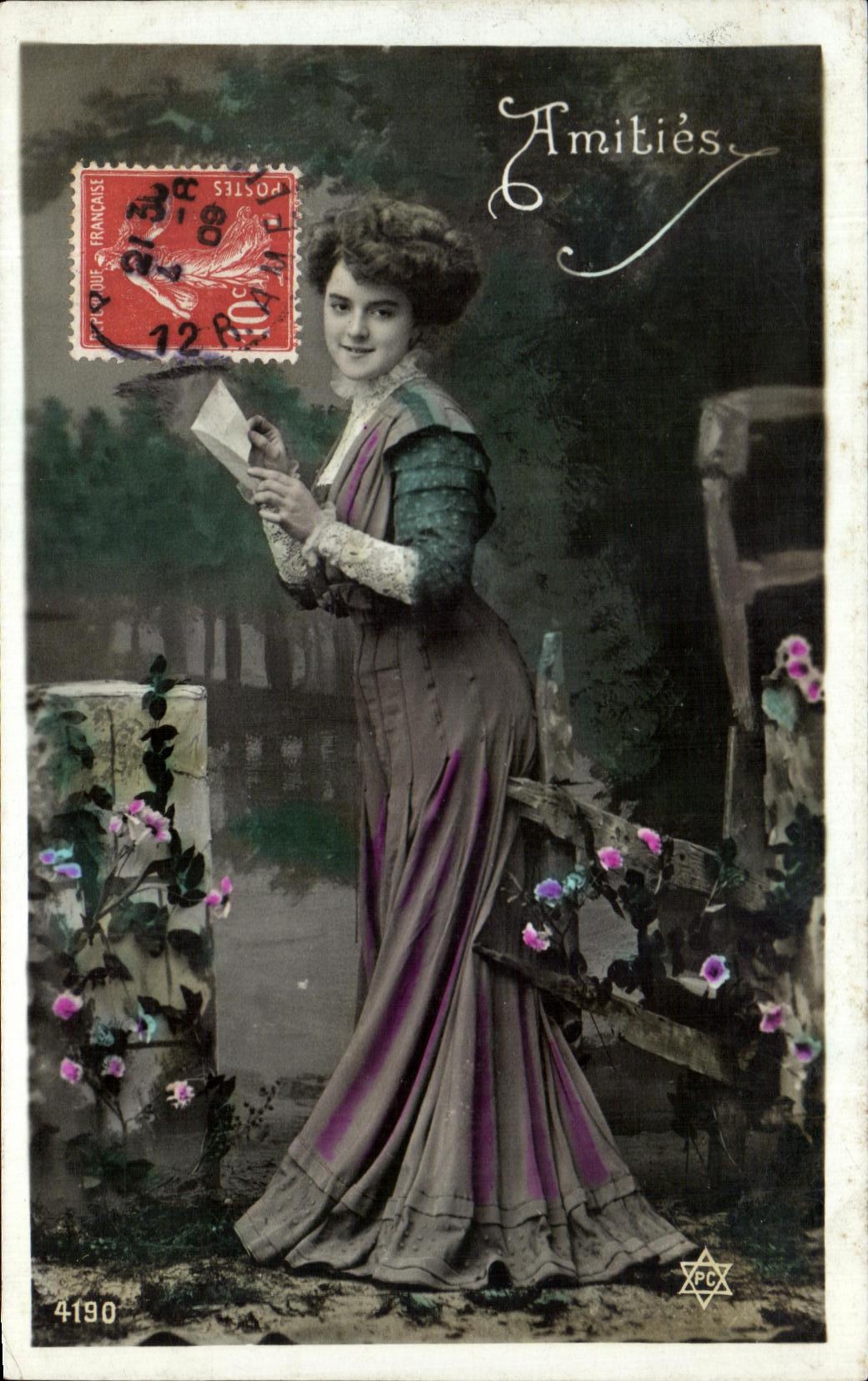 CPA Fantaisie Femme 