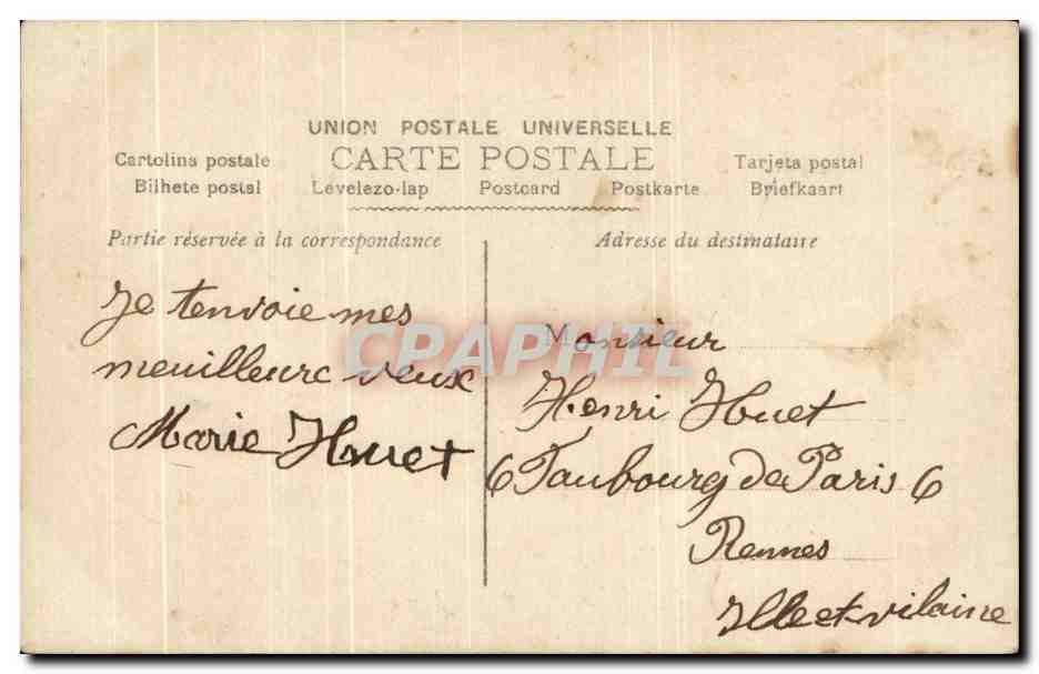 CPA Fantaisie Enfant  — Rückseite