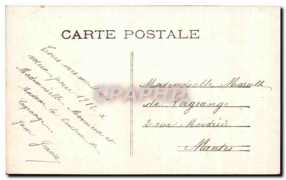 CPA Fantaisie Enfant — Rückseite