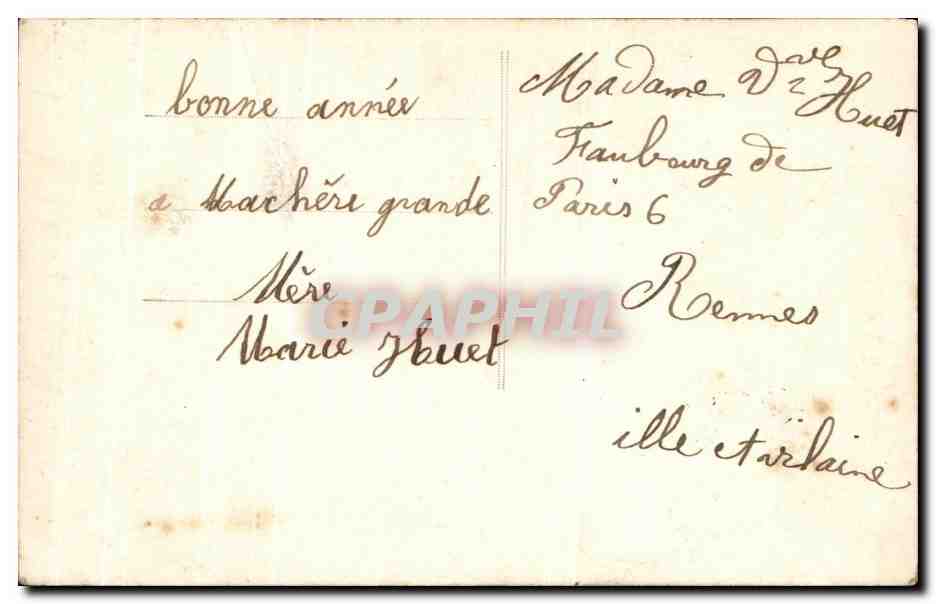 CPA Fantaisie Enfant — Rückseite