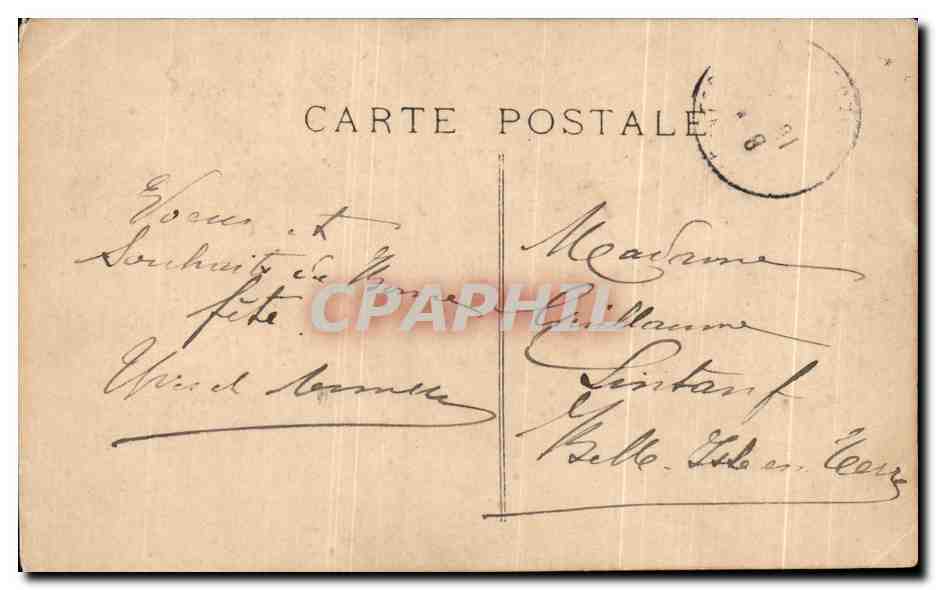CPA Fantaisie Enfant  — Rückseite