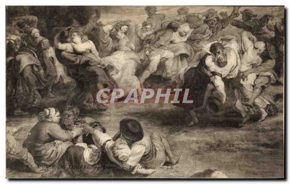 CPA Musee du Louvre Rubens la kermesse