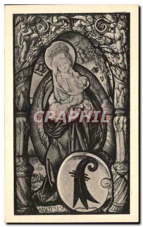 CPA Fantaisie Basel Madonne 