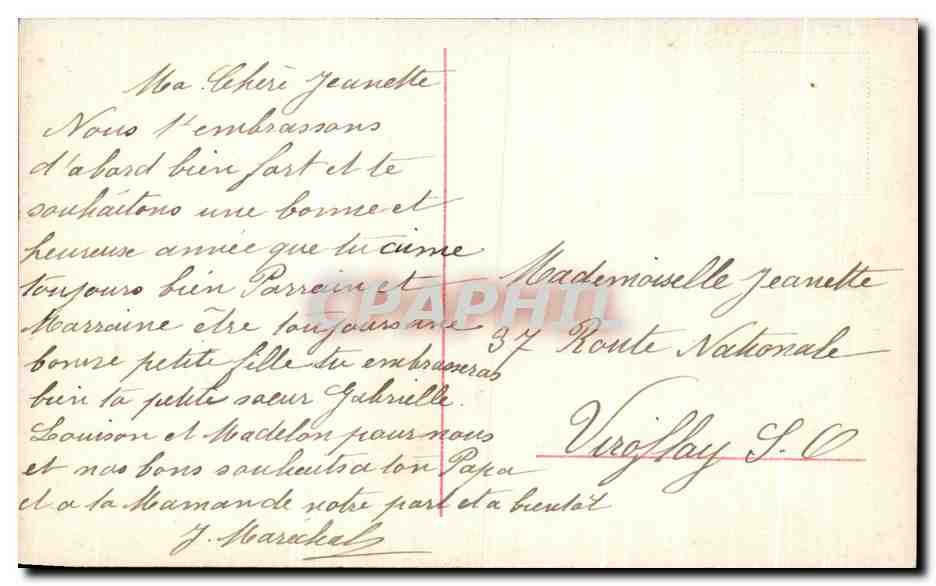 CPA Fantaisie Enfant — Rückseite