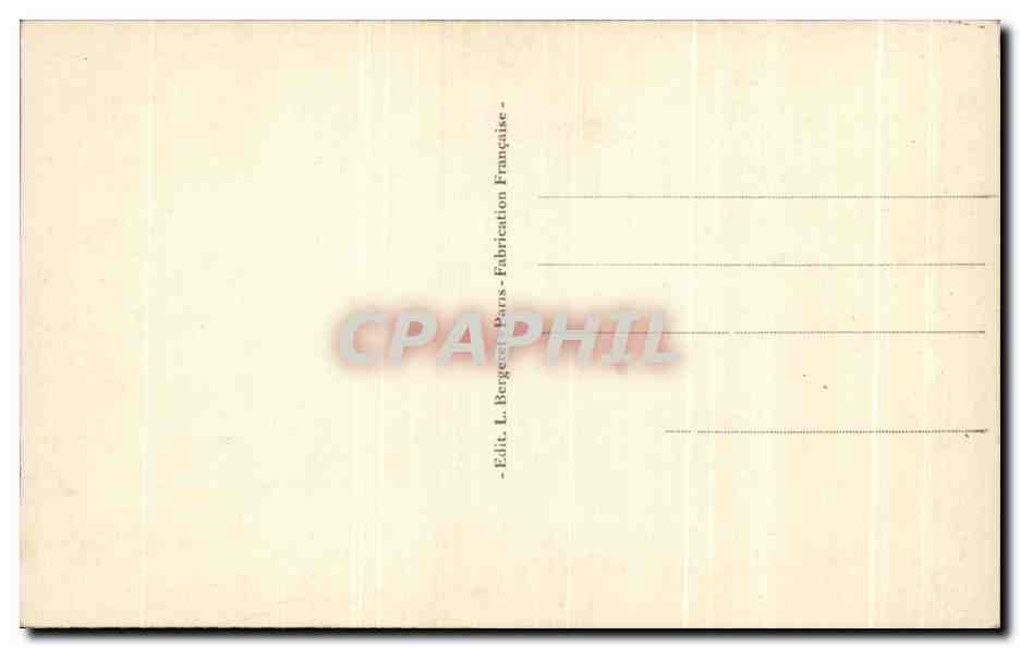 CPA Fantaisie Femme  — Verso