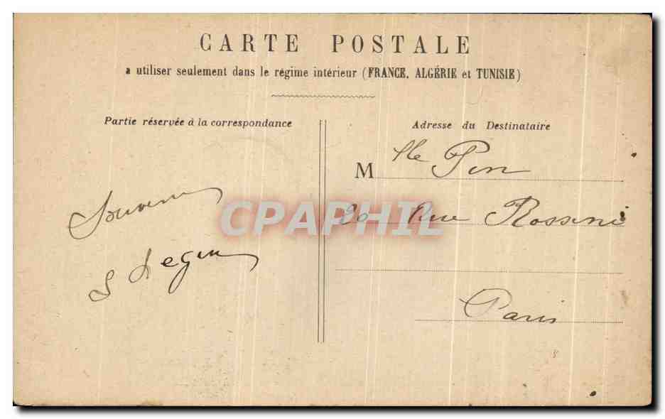 CPA Fantaisie Femme Quand on a seize ans ! — Verso