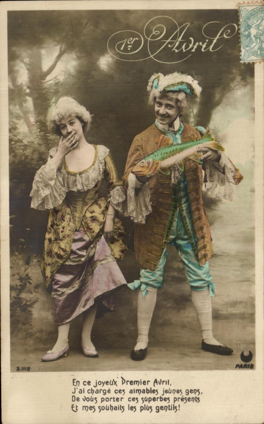 CPA Fantaisie Femme 