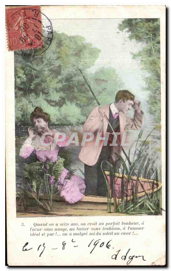CPA Fantaisie Femme 