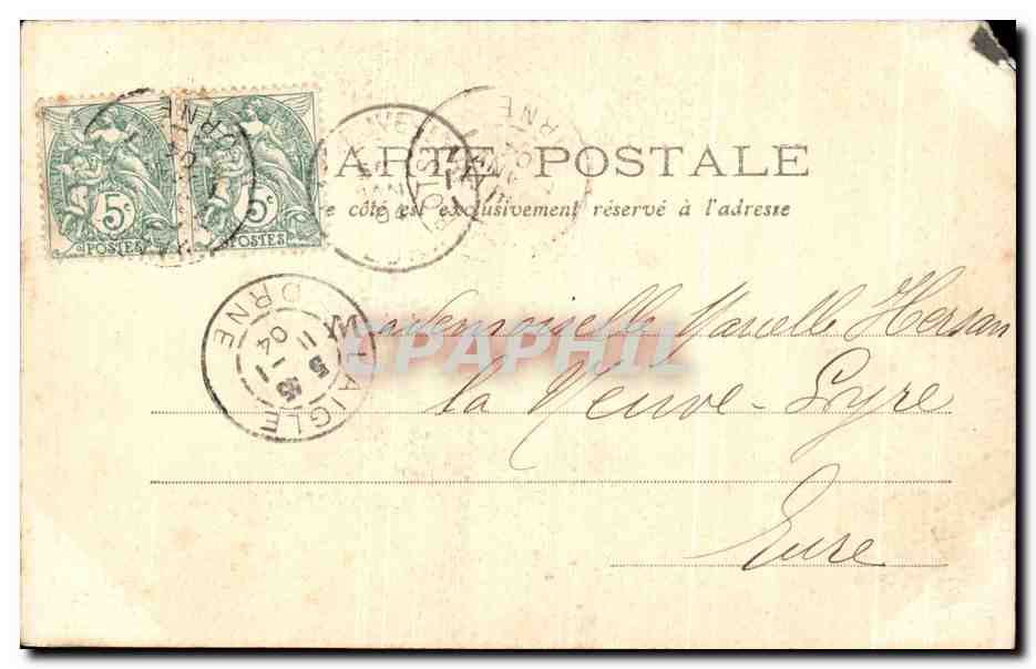 CPA Fantaisie Enfant le grand frere — Rückseite