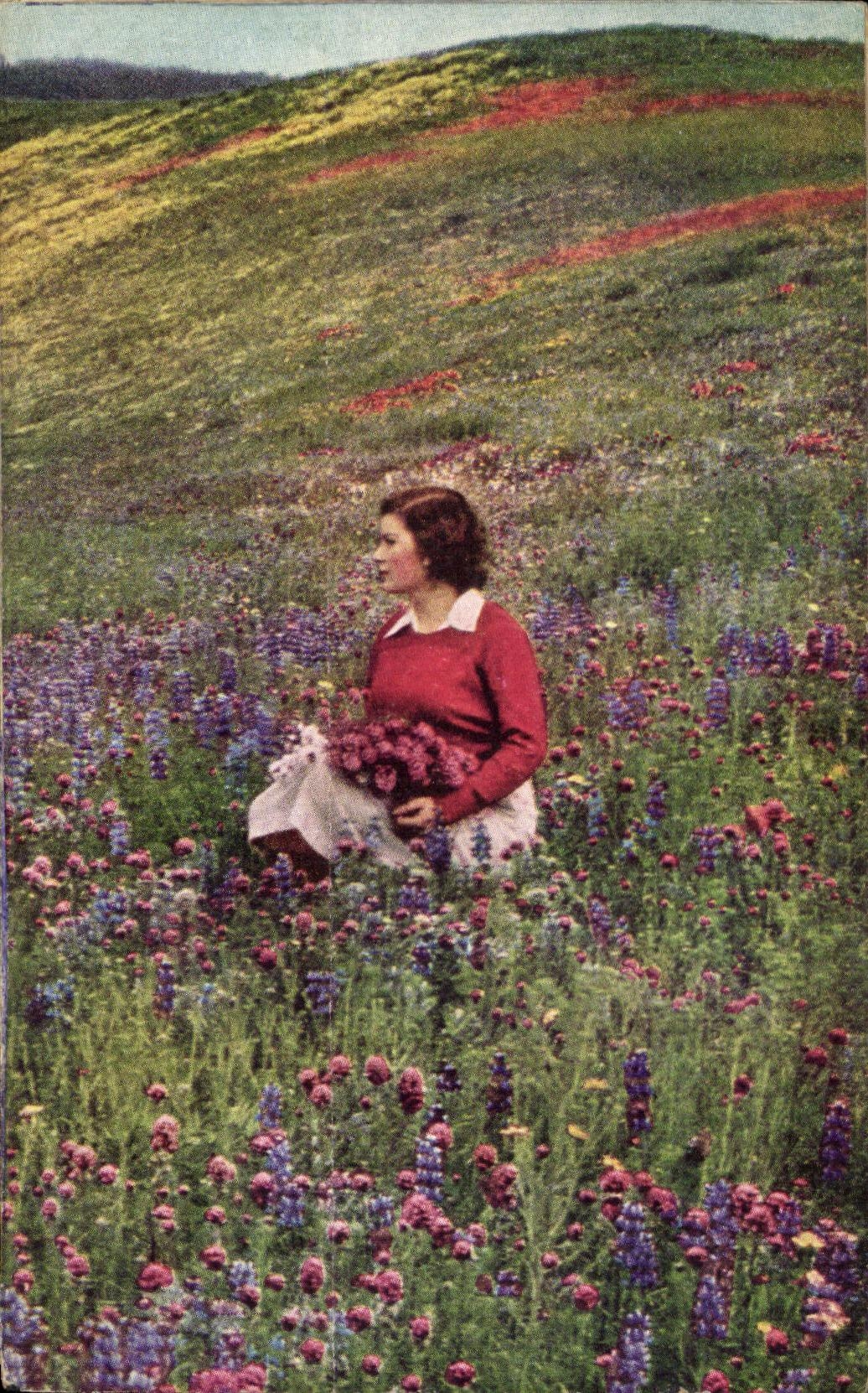 CPA Fantaisie Femme 