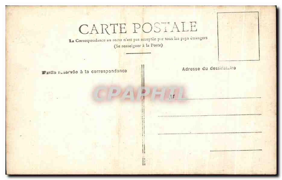 CPA Fantaisie Femme  — Rückseite