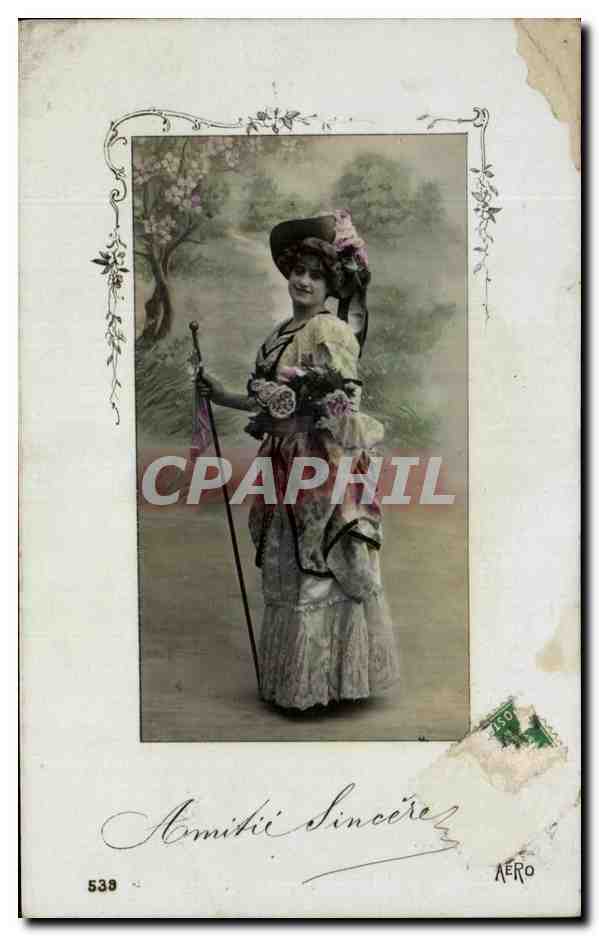 CPA Fantaisie Femme 