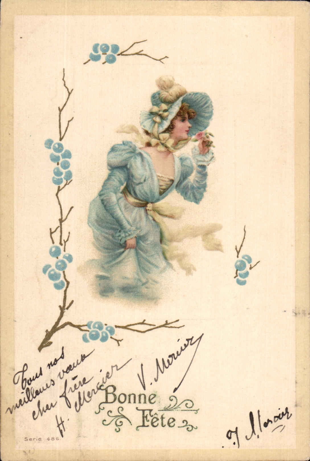 CPA Fantaisie Femme 