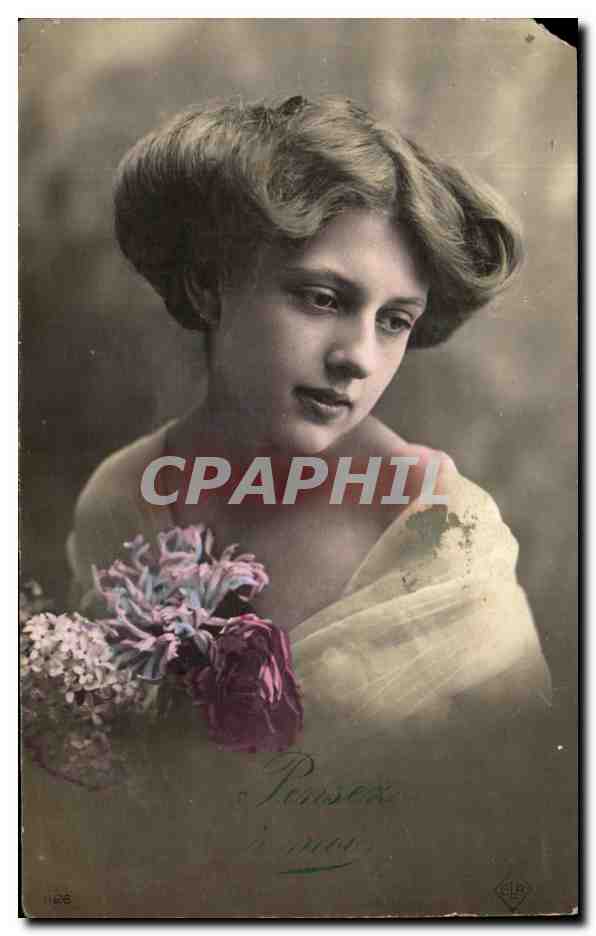 CPA Fantaisie Femme 