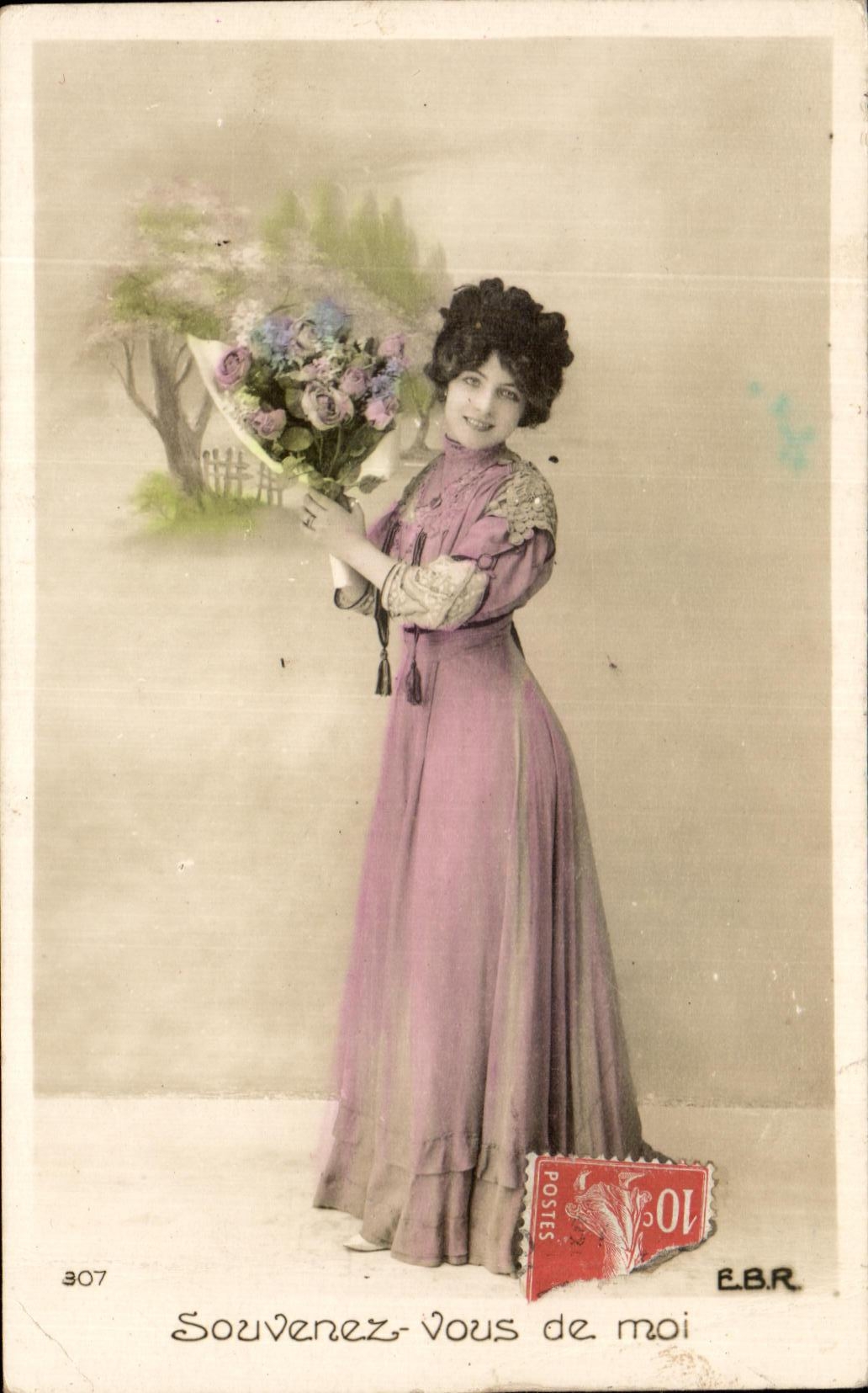 CPA Fantaisie Femme 