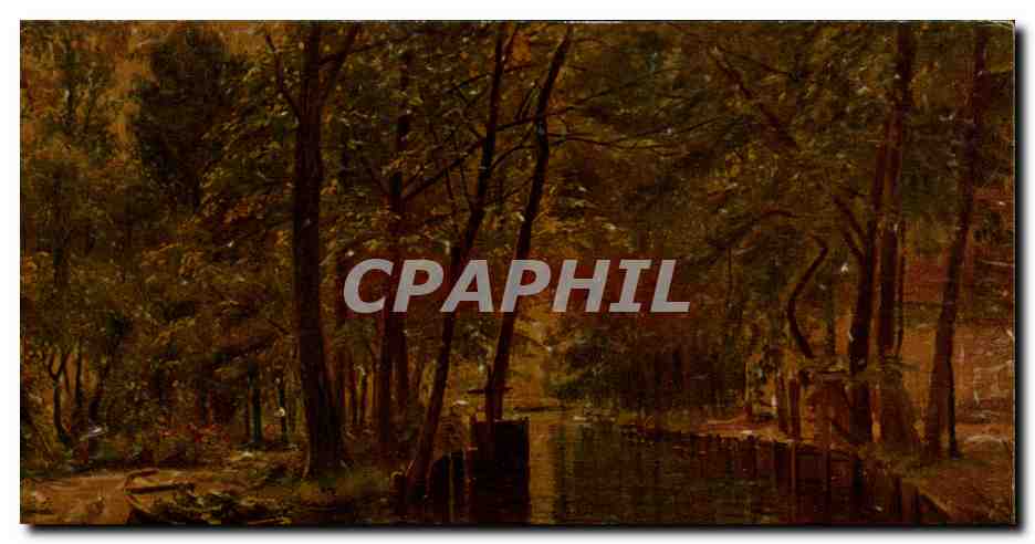 CPA Fantaisie Moras Sous bois et riviere