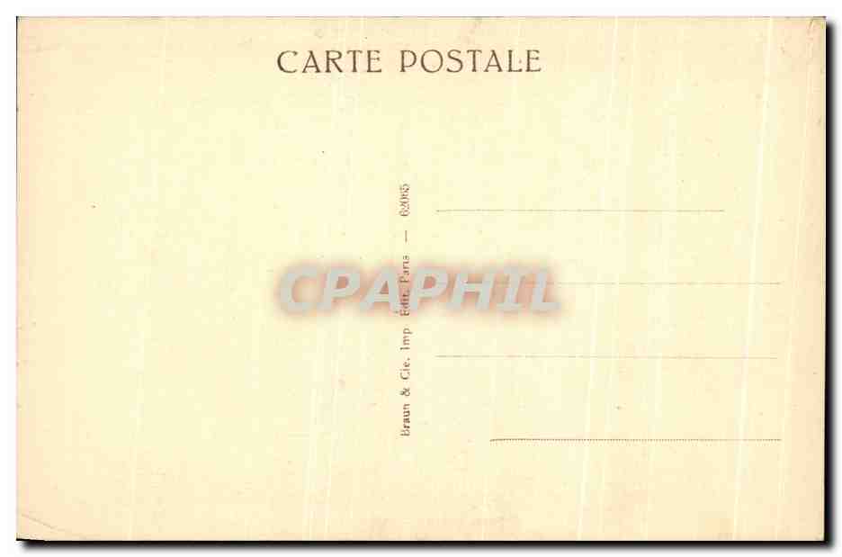CPA Musee du Louvre Michel angelo La nuit — Verso