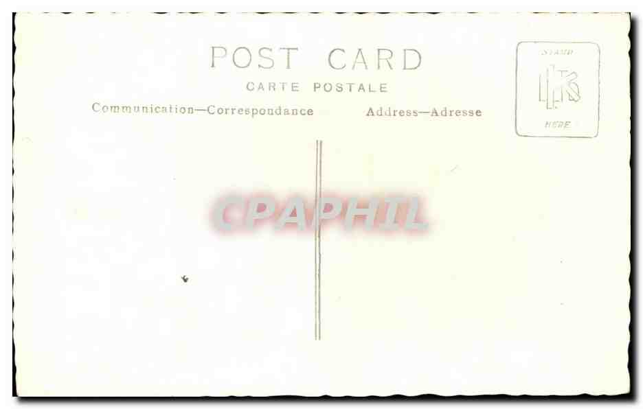 CARTE PHOTO Femme mariage  — Rückseite