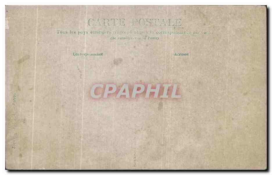 CARTE PHOTO Femme mariage  — Rückseite